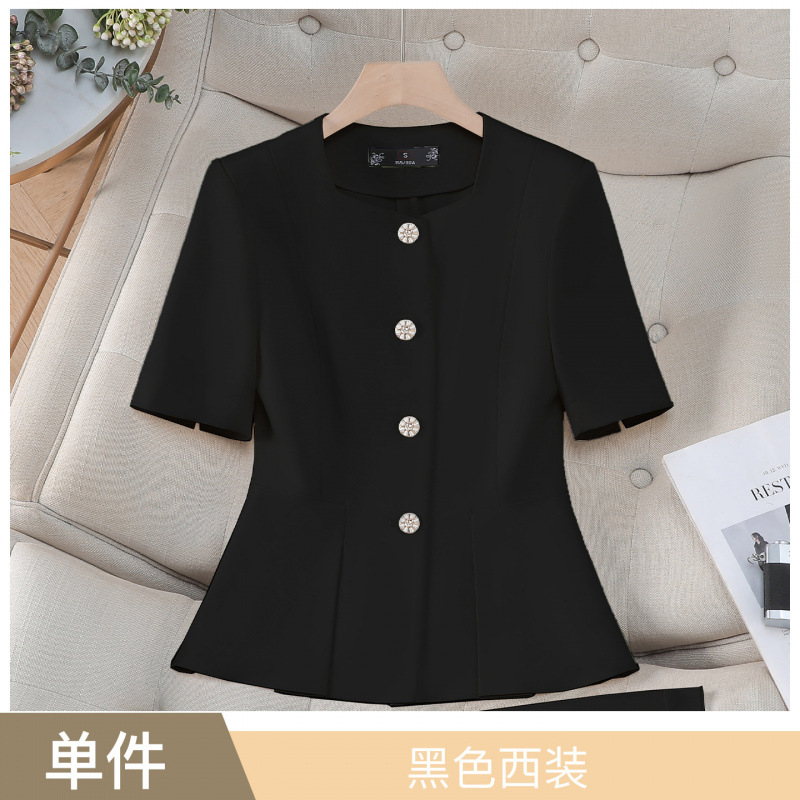 Black single-piece suit