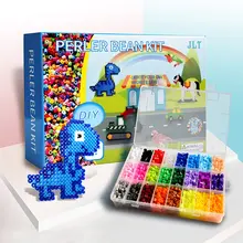 4500pcs/box 2.6mm mini hama beads kids Perler Fuse Beads toys available  100%quality guarantee diy toy for children activity Iron - Realistic Reborn  Dolls for Sale