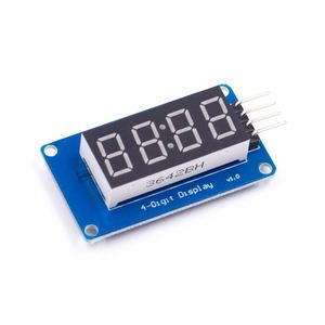 TM1637 светодиодный модуль дисплея 7 сегментов 4 биты 0,36 дюймов часы красный анод цифровая трубка четыре последовательных платы водителя светодиодный дисплей модуль - Product Image 3