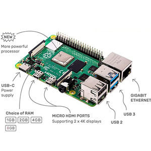 Heißer Verkauf Himbeer pi 4 4GB Modell 8GB 3b Pico Kit Null W Himbeer Pi 3 Modell B Null Computer 8GB Himbeer Pi 4