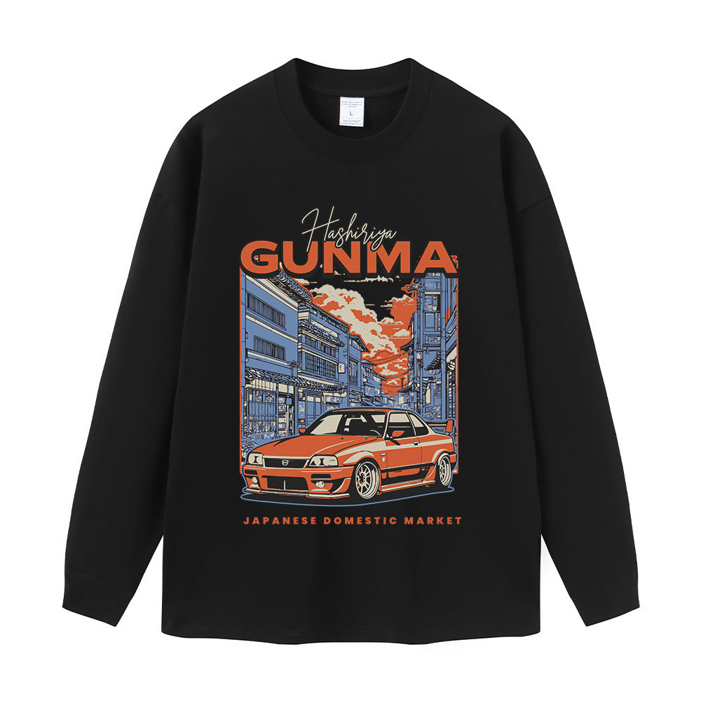 Long-sleeved black