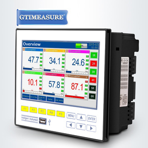 Registrador de datos de temperatura de pantalla gráfica Registrador de datos industrial de varios canales con salida analógica Registrador de datos de corriente inteligente - Product Image 3
