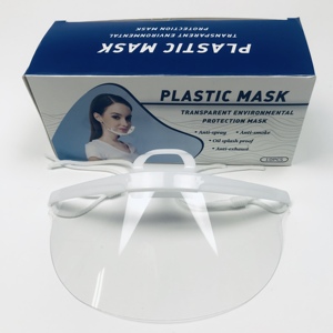 Transparent Anti-fog Plastic Face <strong>Masking</strong> <strong>Comfortable</strong> Spittle Shieldsing Tattoo Mouth Cover Kitchen Catering <strong>Masking</strong>