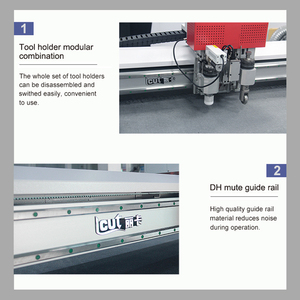 Köpük kumaş deri ambalaj için dayanıklı Flatbed çizim kesici çok yönlü uygulamalar yüksek performanslı kesme makinesi - Product Image 5