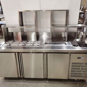 Trà bong bóng truy cập fefrigeration bàn làm việc trà sữa giao diện điều khiển 304 thép không gỉ trà truy cập hỗ trợ tùy chỉnh - Product Image 3