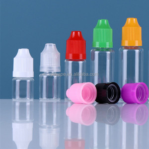 Squeeze Transparent 3ml <strong>5ml</strong> 10ml 15ml 30ml 50ml 100ml Juice PET Plastic clear Liquid <strong>Bottle</strong> <strong>with</strong> Child Proof Resistant <strong>Cap</strong> Lid - Product Image 2