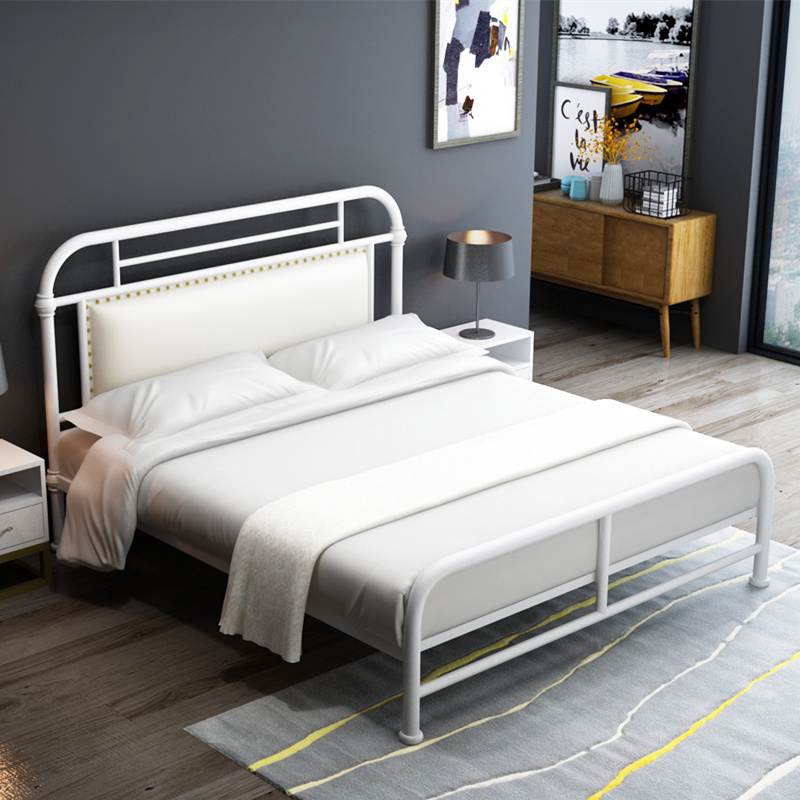 Bas de lit blanc (sans matelas)