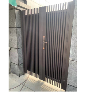 Trung quốc sản xuất tùy chỉnh tự động có thể thu vào nhôm vườn cổng trượt ngoài trời mở phong cách - Product Image 4