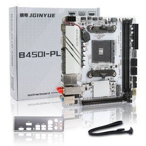JGINYUE B450i PLUS ARGB ITX scheda madre supporta 3000 AMD/4000/5000 serie processori DDR4 RAM Dual SATA per computer Desktop - Product Image 4