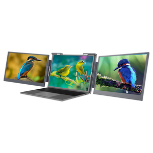 20 Year Factory 14&quot; 1920*1080 16:9 Dual Screen Business Portable <strong>Monitor</strong> - Product Image 4