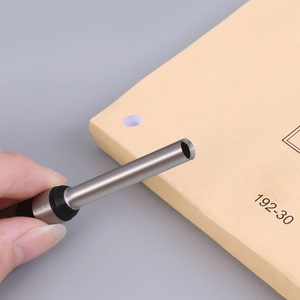 2-10毫米空心纸钻头高耐久性直柄冲头装订票纸堆孔冲孔机 - Product Image 3