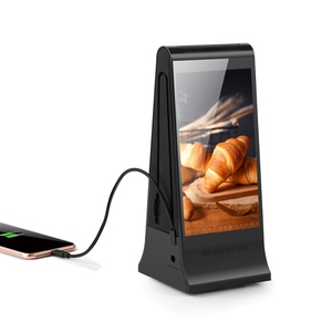 FYD868 Dual 7 pulgadas Mesa interactiva Pequeño LCD Señalización digital Publicidad Pantalla Reproductor Sensor de movimiento incorporado - Product Image 4
