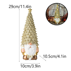 Mới chiếu sáng cây Giáng sinh Yêu Tinh Gnome lùn trang trí nhà Giáng sinh nhựa trang trí Giáng sinh - Product Image 5
