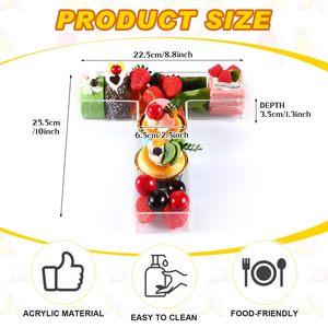 Acrylic Thư hộp khay hiển thị fillable Acrylic kẹo thư charcuterie hộp Acrylic kẹo cho bữa tiệc sinh nhật - Product Image 6