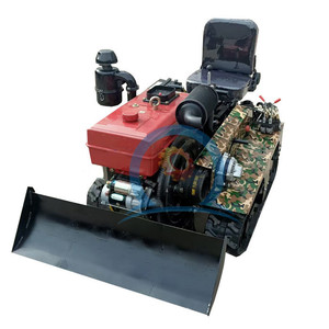 25hp 35hp 50hp履带式拖拉机农田果园稻田/带旋耕机犁的微型拖拉机各种农业机械