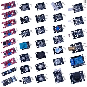 Kit sensore 37 + 8 Kit apprendimento Robot compatibile 45 moduli totali per componenti elettronici Raspberry Pi