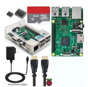 Ultimi Starter Kit di Apprendimento per Raspberry Pi 3 con il Caso 16GB Dissipatore di Calore Edizione