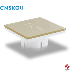 EU /UK Voice <strong>Control</strong> Google Home <strong>Automation</strong> <strong>System</strong> 1/2/3Gang Glass Zigbee No Neutral Efficient Light Tuya Smart Solution Switch - Product Image 5