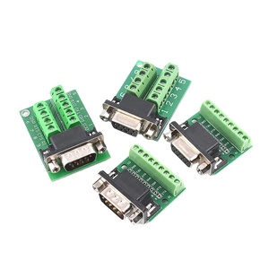 DB9 lehimsiz seri Port COM adaptörü terminali RS232 fiş kabuk 422 dokuz pin delik DR9 kurulu 485 erkek ve dişi başlık - Product Image 1