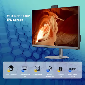 Proveedor de PC todo en uno de 23,8 pulgadas CPU I5 8300H Hardware y software de computadora Juego de PC todo en uno Pc - Product Image 2
