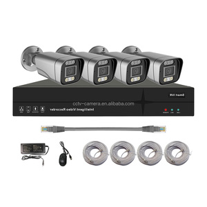 Two Way Audio Intercom 4CH Dome and Bullet 5 Megapixel <strong>IP</strong> <strong>Camera</strong> CCTV <strong>Camera</strong> 4 Channel PoE NVR KIT - Product Image 5