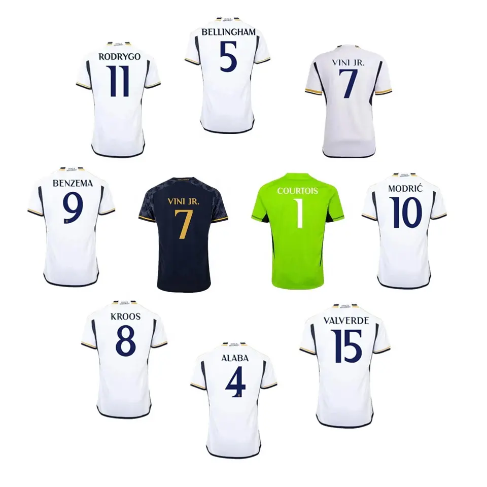 Venta al por mayor 23 24 Bellingham VINI JR camisetas de fútbol hombres niños mujeres camiseta de fútbol 2023 2024 Tailandia calidad