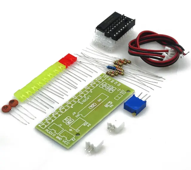 Elektronischer DIY-Kit LM3915 Tonstandsanzeige DIY-Kit Elektronische Produktionssuite