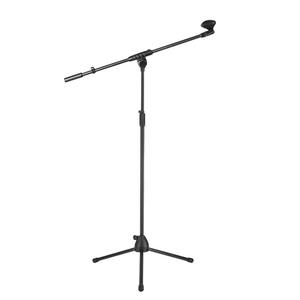 マイクシングルヘッドスタンドフロアマイクスタンドポール高さ調整ダブル輸送3本脚スタンド - Product Image 2