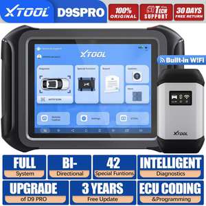 XTOOL D9S PRO vollständiges bidirektionelles Diagnosetool Topologie-Karte, ECU-Programmierung und Kodierung 42+ Servicedienstfunktionen Add-ons CAN FD DoIP - Product Image 2