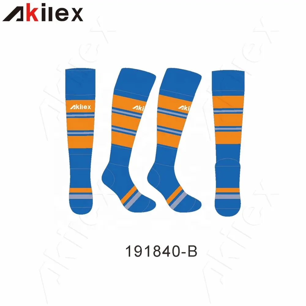 Wholesale custom logo socks sporty football wear sock breathable socks soccer