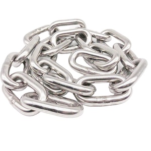 Factory Price SS201 SS304 Lifting <strong>Chain</strong> Stainless Steel Link Fence <strong>Chain</strong> DIN5685C <strong>DIN763</strong> - Product Image 5