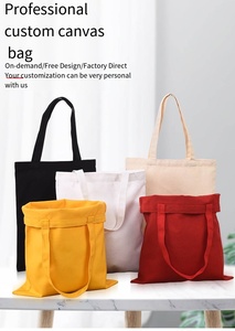 Oem & ODM tùy chỉnh in Canvas Tote túi lớn tái sử dụng vải tùy chỉnh mua sắm túi thấp moq tùy chỉnh túi vải - Product Image 2