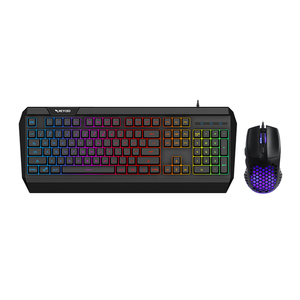 2 in 1 <strong>Mouse</strong> and <strong>Keyboard</strong> Gaming Combo RGB12 PCS Multimedia Keys 3600DPI Ergonomic Design Suitable for Office and Gamer User - Product Image 1