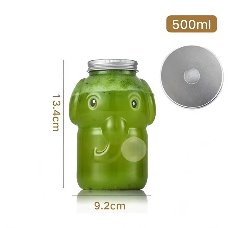 Elefante transparente de 500 ml