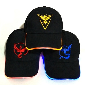 Campione gratuito personalizzato programmabile luce LED berretto da Baseball impermeabile sportivo cappello ricamo a mano ricaricabile produttore Led - Product Image 1