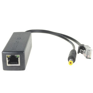 מפצל poke, splitter 48vdc 1a כוח עבור מצלמת IP