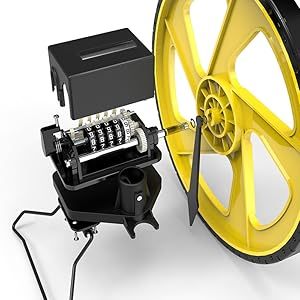 Roue de mesure en alliage d'aluminium Personnalisable DIY & Industrial Grade Walking Distance Measurement Wheels with Support for OEM ODM - Product Image 6