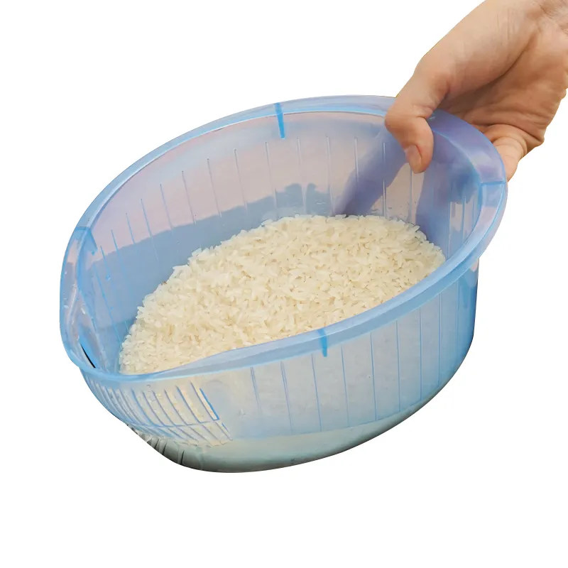 Plastiks ieb Sieb Reis Waschmaschine Sieb Gemüse Abtropffläche Lebensmittel Obst Waschmaschine Reis Wasch schüssel