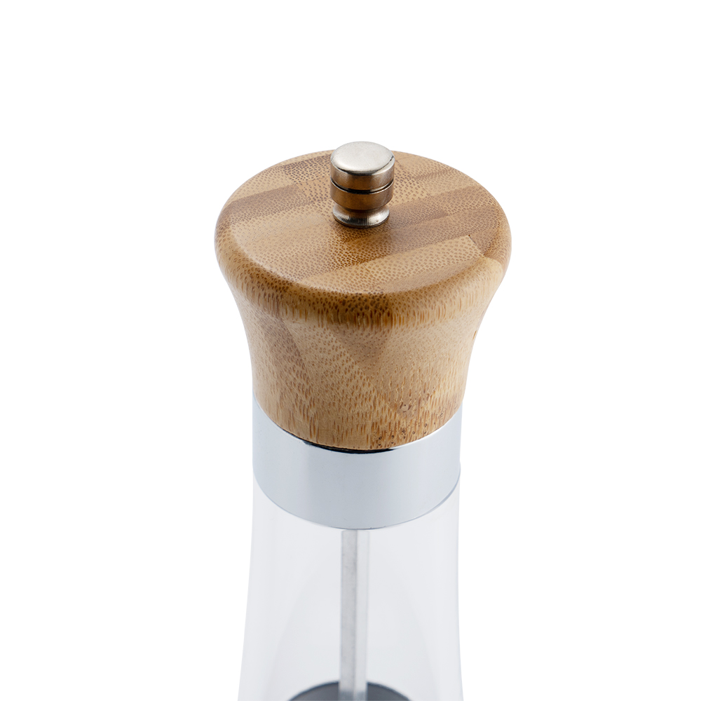 Pepper Mills Spice Grinder Wood Pepper Grinder Shaker Manual Bamboo Wooden Salt and Pepper Grinder