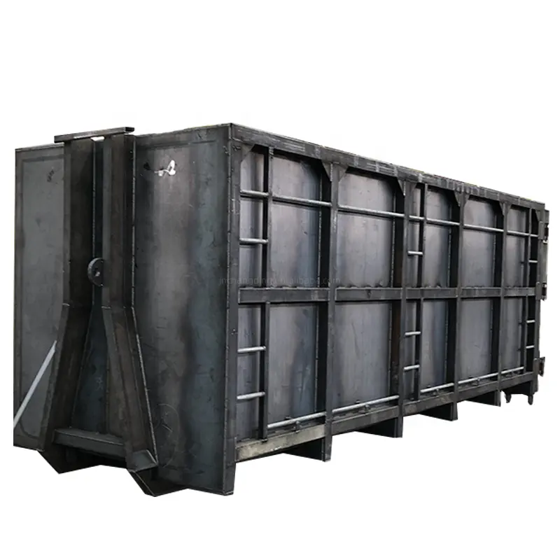 Com uma alta taxa de purificação, caixas de poeira recusam recipiente superior aberto, recipiente de recipiente de gancho
