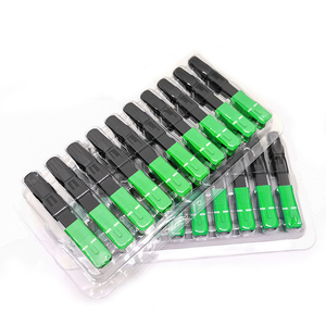 ตัวเชื่อมต่อสาย FTTH SC APC ตัวเชื่อมต่อแบบรวดเร็วหัวต่อแบบเร็ว sc/apc สีเขียว - Product Image 6