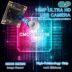 Modulo fotocamera USB grandangolare da 16mp ELP IMX298 scheda Webcam con obiettivo Fisheye da 180 gradi Mini telecamera Raspberry Pi incorporata per chiosco ATM - Product Image 2