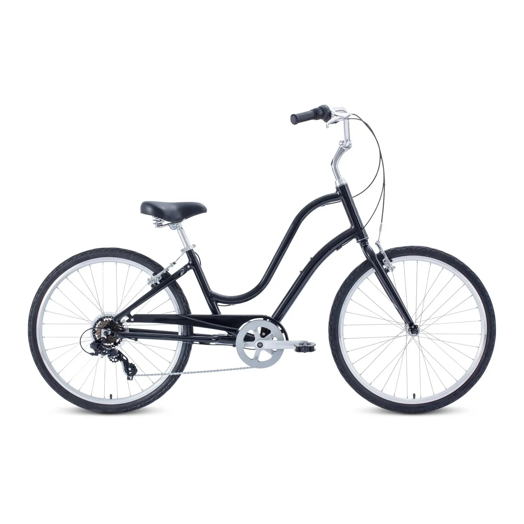 Fabriqué en Chine haute qualité coloré femmes vélo 26*1.95 crème pneu adulte chopper vélo plage vélo cruiser à vendre