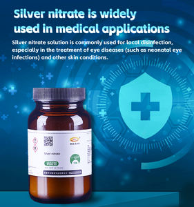 Fornitura di massa catalizzatore di grado di elevata purezza soluzione di nitrato d'argento per laboratorio di sintesi chimica prodotti elettrolitici AgNO3 - Product Image 4