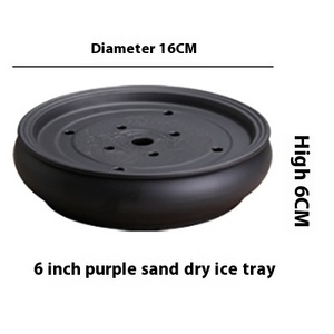 Sáng Tạo Sashimi khô Ice tấm Glass Cube với Vòng Platter đa chức năng hải sản Sushi Nhà hàng Cá hồi phục vụ tấm - Product Image 6