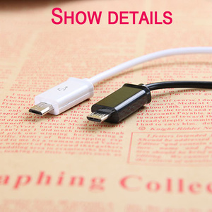 Venta al por mayor Otg Cable adaptador Usb a Micro Usb Cable DE DATOS Adecuado para varios modelos de teléfonos móviles y dispositivos multimedia - Product Image 4