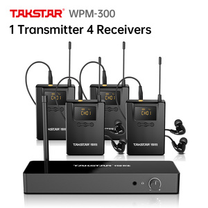 Takstar WPM-300 Professional Stereo UHF Vocal Stage Instrument <strong>Monitor</strong> Ear in Ear Wireless <strong>Monitor</strong> System for Stage Performance - Product Image 3