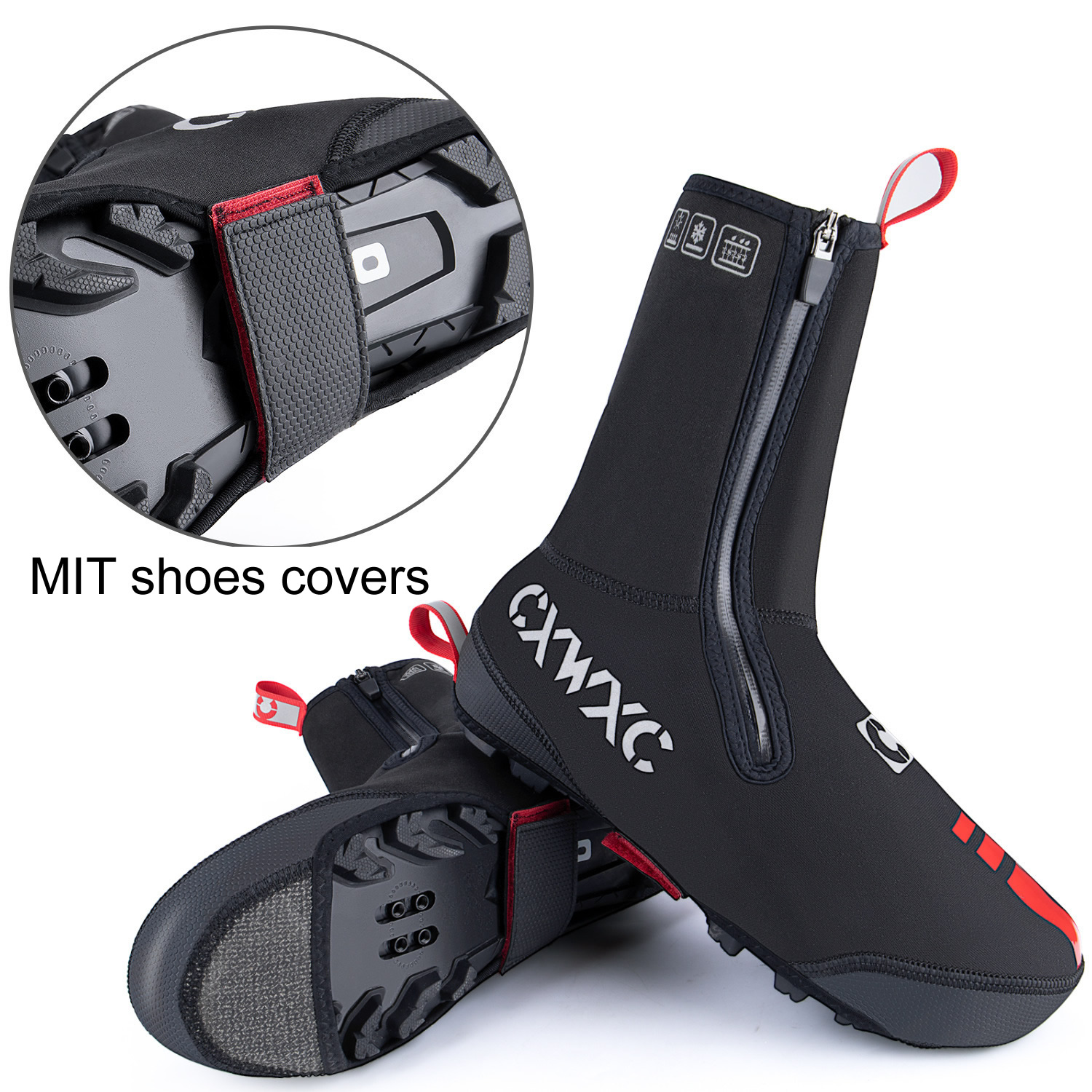 MIT couvre-chaussures/noir