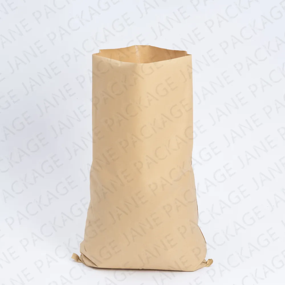 Sacchetto di carta kraft personalizzato sacchetto tessuto farina di riso mangime fertilizzante sacchetto tessuto PP