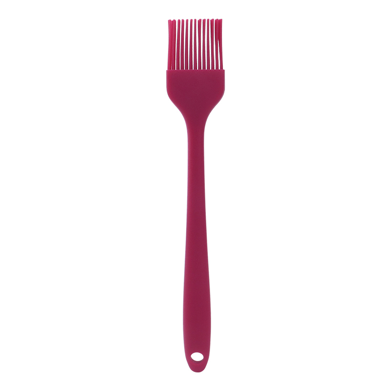 Red silicone oil brush